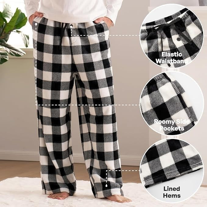 MSRP $23 Giggling Getup Men's M Pajama Pants Soft Flannel Fleece Pajama Bottoms