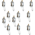 Lot of 12 Knife Edge Lever Clamp Metal Physics Lab Equipment Fulcrum Balance M
