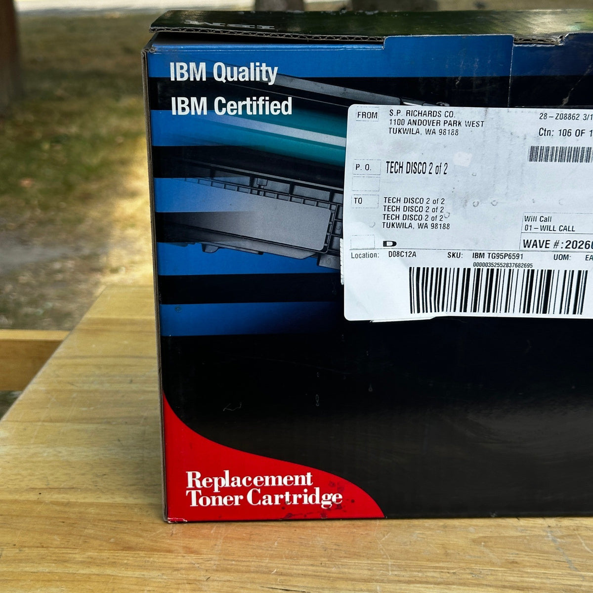 IBM TG95P6591 Cyan Laser Toner Cartridge Replaces for HP 653A (CF321A)