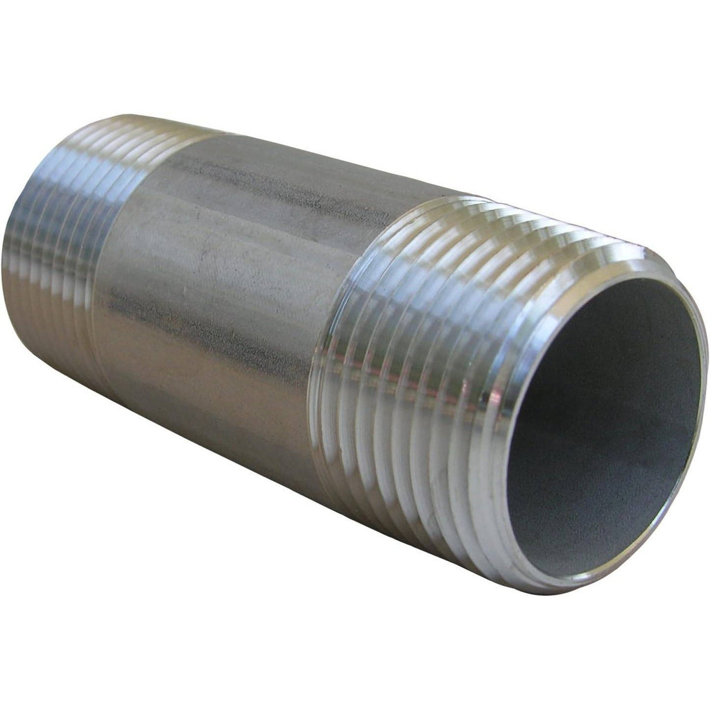 LASCO 32-2007 1-Inch by 3-Inch Type 304 Stainless Steel Pipe Nipple