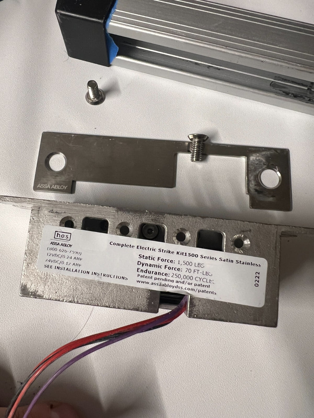 Entrematic Ditec Door Operator HA8LP-RPS Push Low Profile Low Energy Used