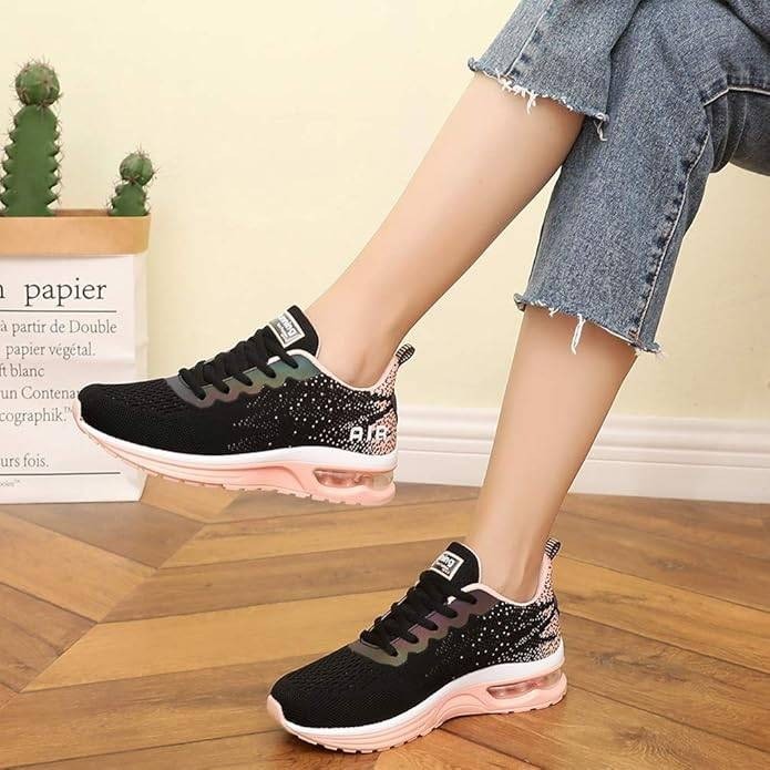 RUMPRA Women's US 8.5 Sneakers Lightweight Air Cushion Gym Fashion