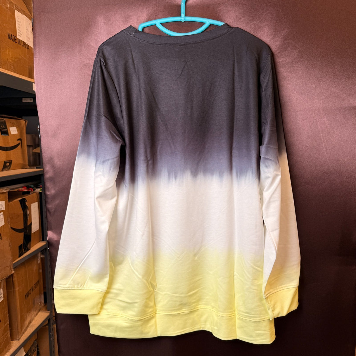 ROSRISS Women's Plus-Size 14W-28W Long Sleeve Sweatshirt Crewneck Top Pullover T