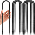 Set of 8 Kiivakii 12" Trampoline Stakes Heavy Duty U-Shaped Steel Anchors for H