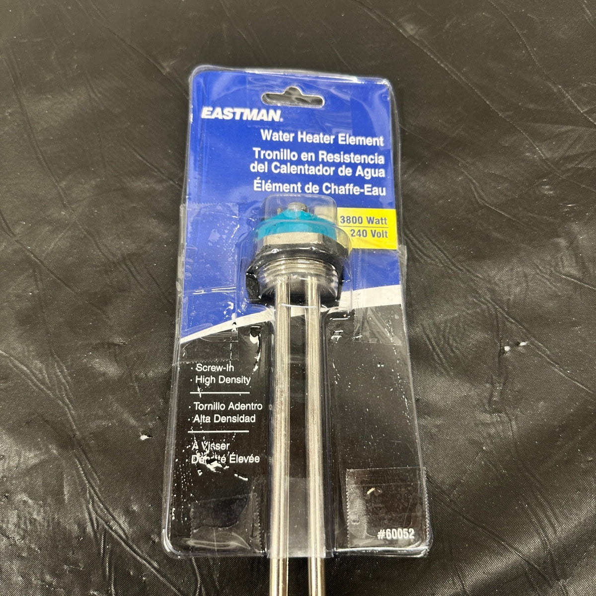 Eastman 60052 High Watt Density Water Heater Element, 3800W 240 Volt, Steel
