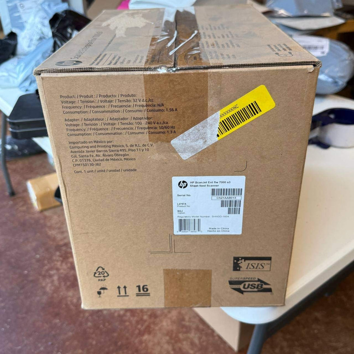HP ScanJet Enterprise Flow 7000 s3 Sheet-Feed Scanner L2757A
