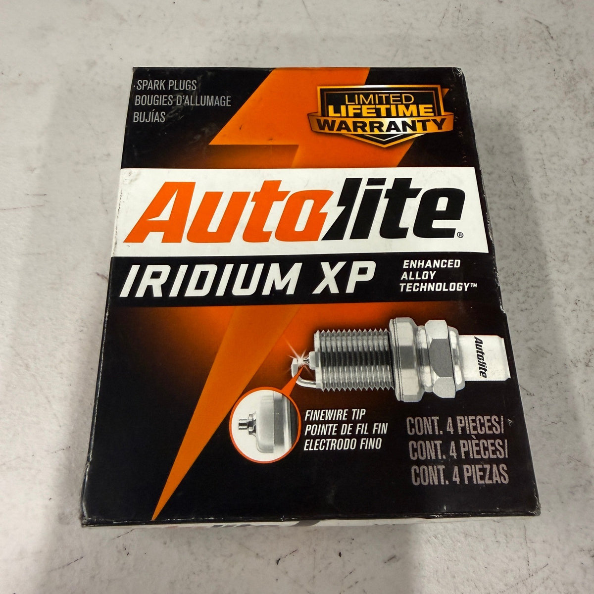 Pack of 4 Autolite Iridium XP XP5363 Spark Plugs