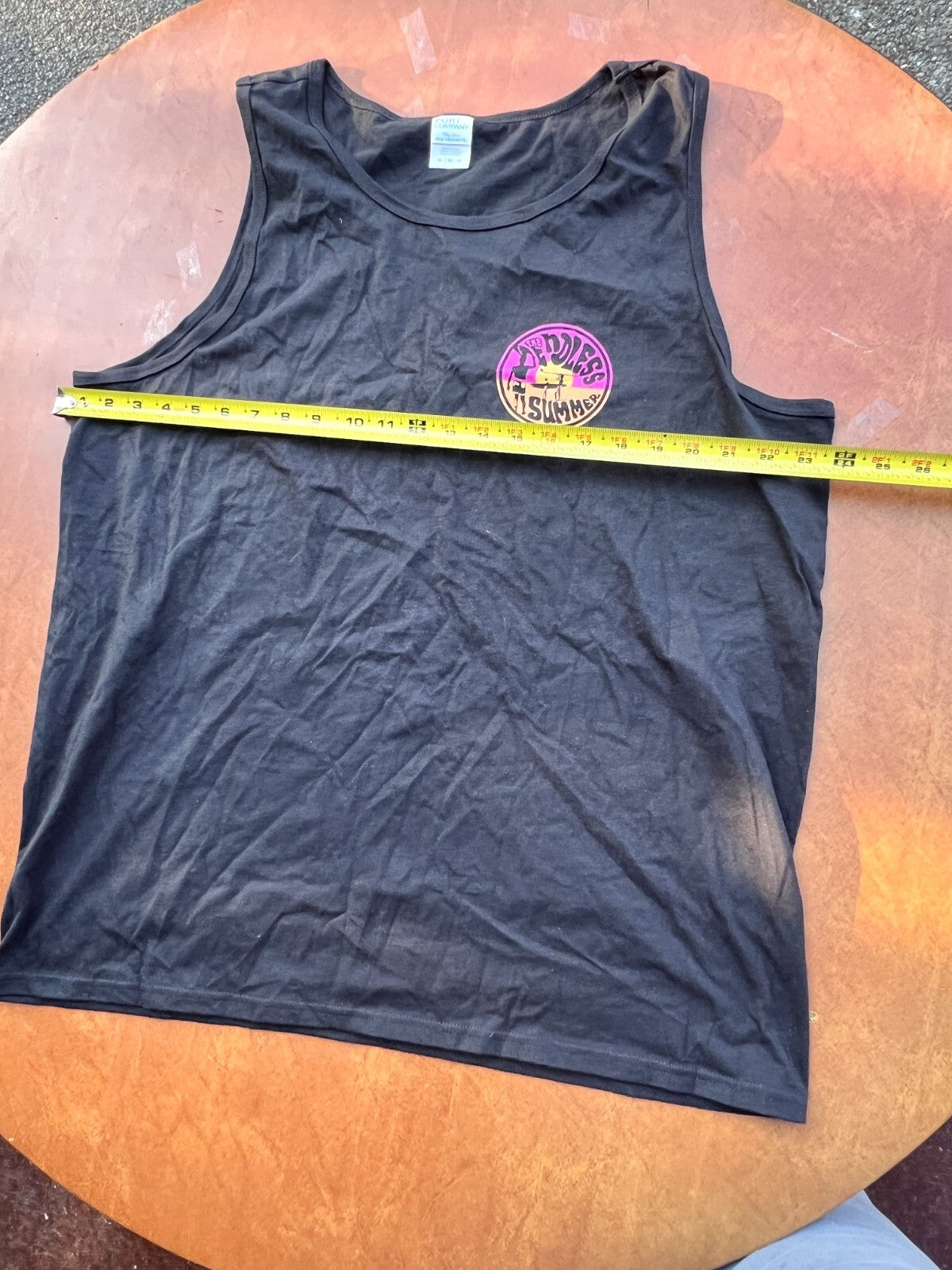 XL Women's The Endless Summer Classic Surf Movie Logo Tank Top Black