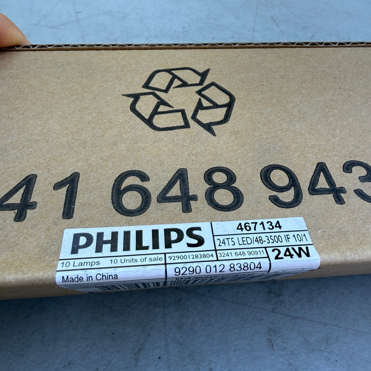 Pack of 10 Philips 467134 24T5 LED 48-3500 IF 24W Tube LED Light Bulb