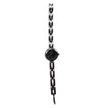 Carriage HJ Silver Tone Quartz Analog Black Dial Women's Watch Needs Battery