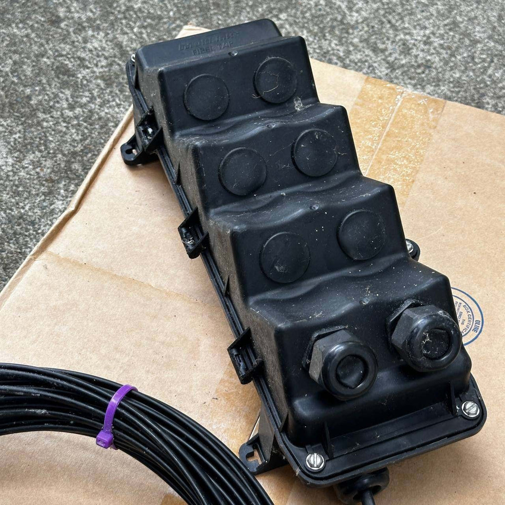 Multilink Fiber Tap 2 Drop Port In-line 98' Fiber Optic Splice Closure IFO-TAP