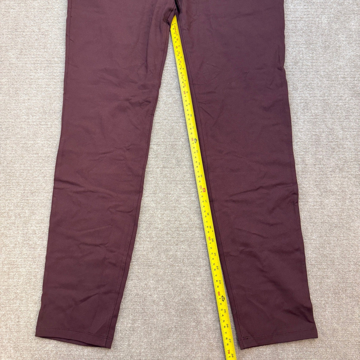 MSRP $44 Rammus Women's Brown L 29" Inseam Dress Pants Tummy Control Stretchy