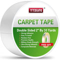 YYXLife Double Sided Rug Tape, Heavy Duty for Rugs & Floors, 2" x 30YD Carpet