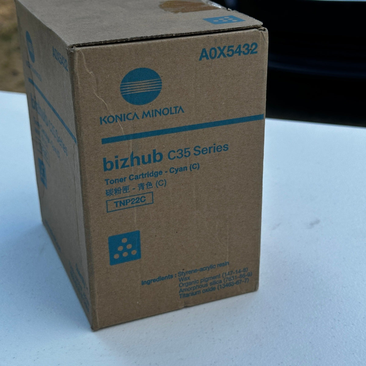 Genuine Konica Minolta TNP22C Cyan Toner Cartridge A0X5432 bizhub C35 Series