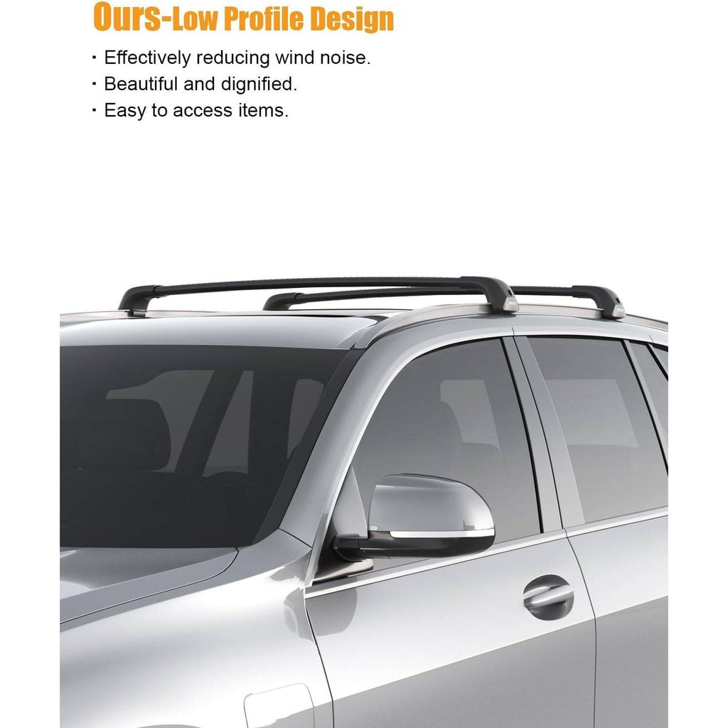 KINGGERI 330lb Lockable Roof Rack Cross Bars For Kia Telluride 2019-2026 EX S S