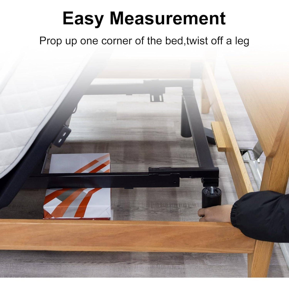 Set of 6 Skuehod 7" Metal Bed Legs Heavy Duty Frame Feet Replacement Support