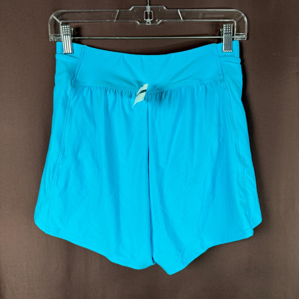 Lands' End Women's XS-S LONG Quick Dry Board Shorts Swim Bottoms Blue