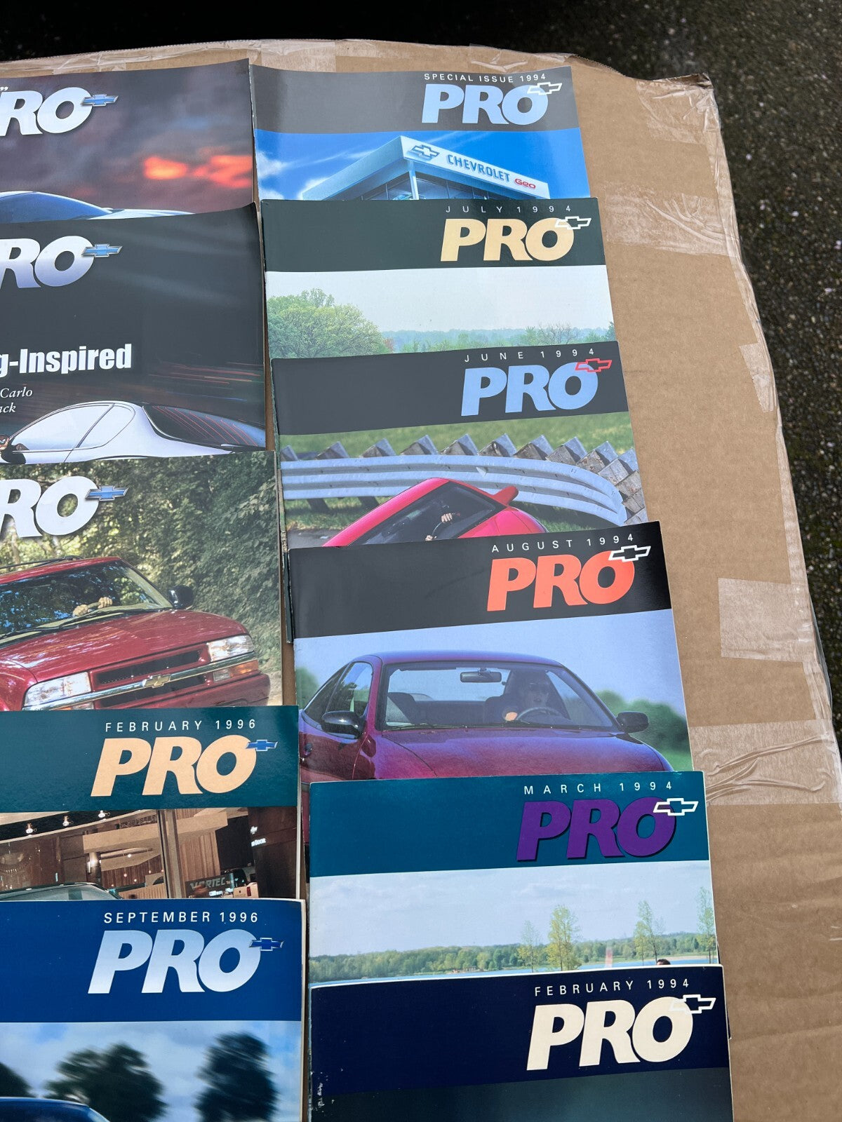 Lot of 33 Issues of Chevrolet PRO Magazine 1984-1999 w/ Duplicates