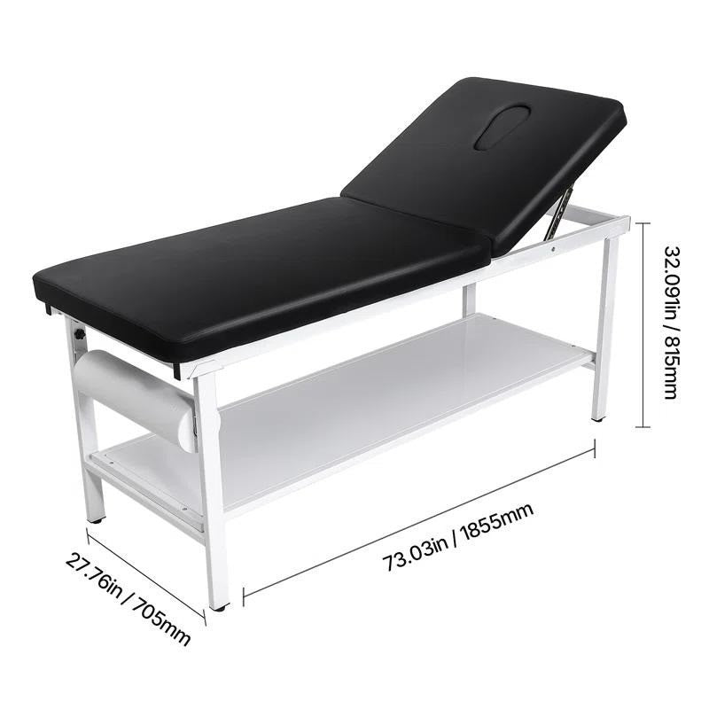 VEVOR N02A Medical Exam Table 500 lbs Adjustable Backrest 0-40° with Storage