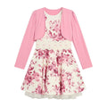 MSRP $74 Byer California Big Kid Girls 16 Pink Floral 2 Piece Dress Set