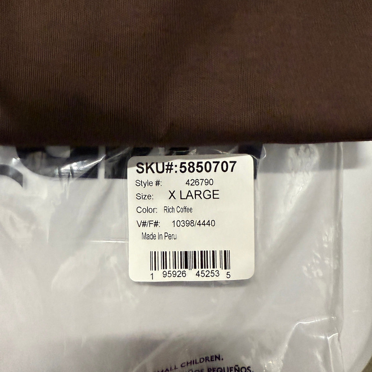 2 Pack Lands' End Mens XL Polo Short Sleeve - Rich Coffee & White/Pink Striped