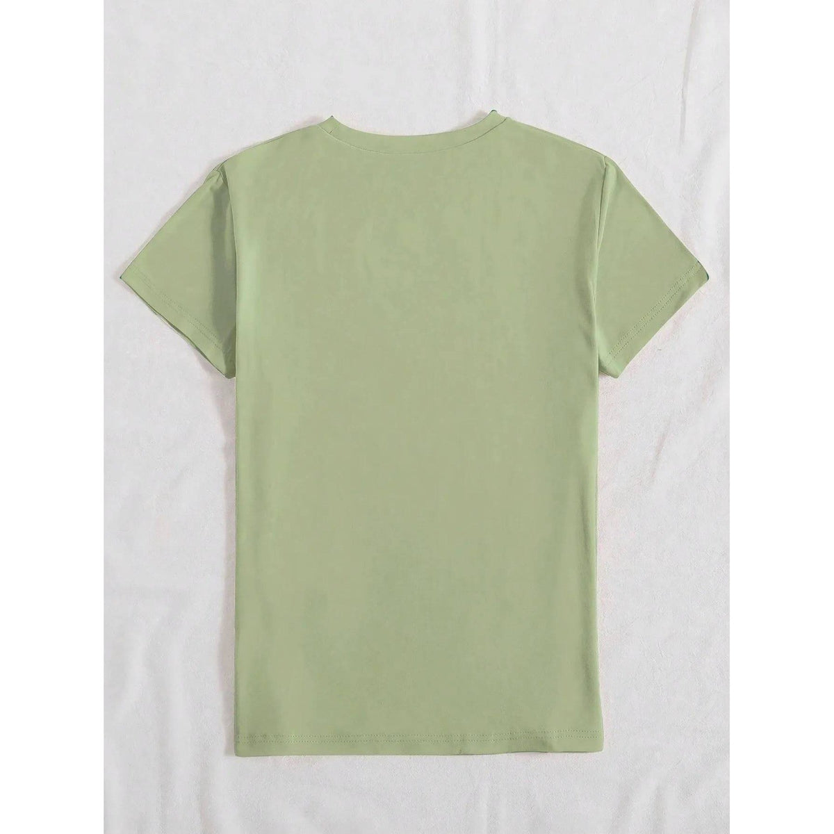 Women's Army Green XXL Slogan Graphic T-Shirt Stronger Than The Storm