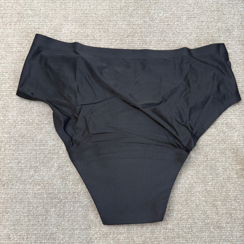 Set of 7 MSRP $65 TIICHOO Women's M Black Seamless Period Underwear Panties Bik