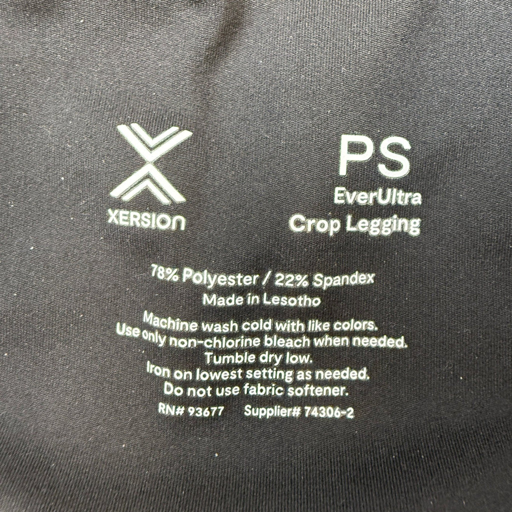 MSRP $40 Xersion EverUltra Womens S Petite High Rise Cropped Legging Quick Dry