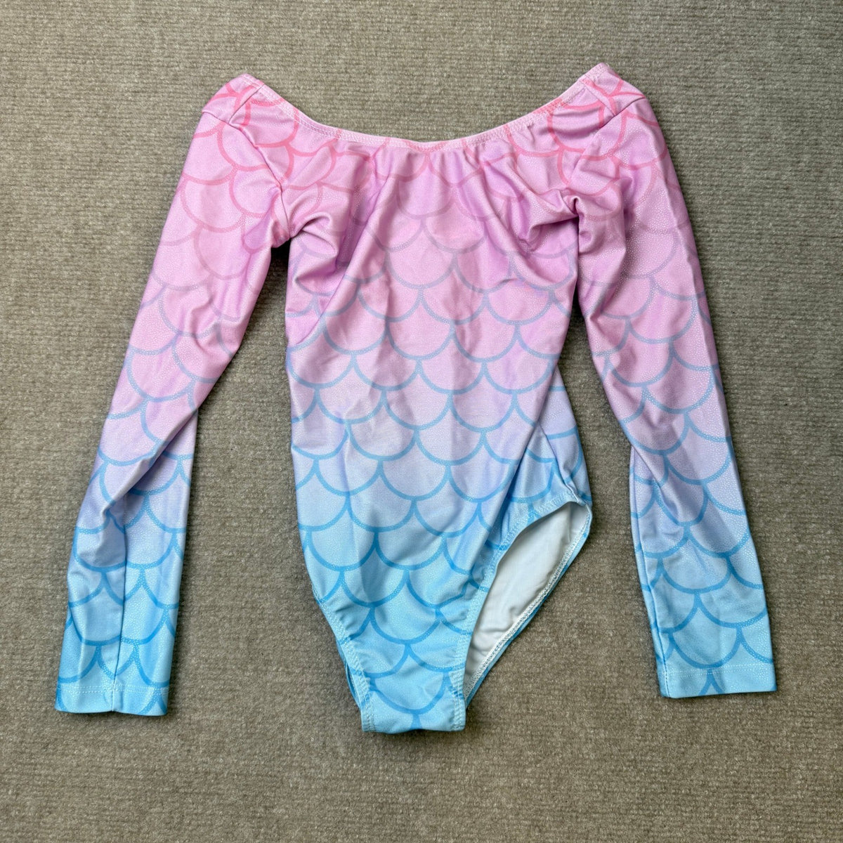 Zaclotre Girl's 6-7Y Long Sleeve Team Basic Gymnastic Leotard Crisscross Back S