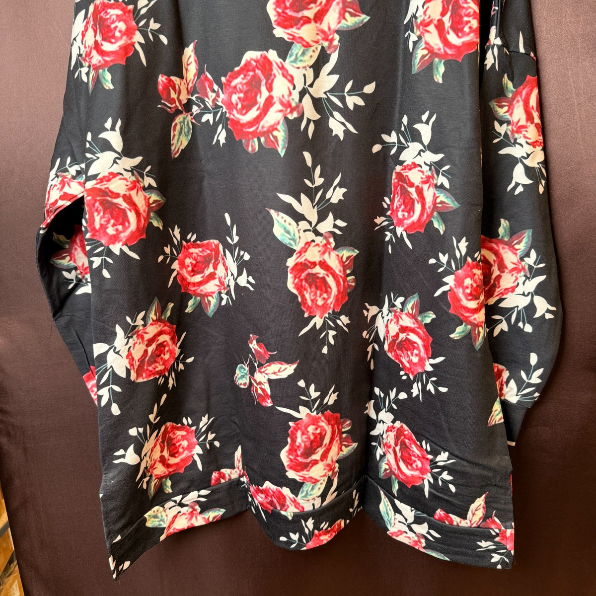DOLNINE Women's Plus-Size 14W-16W Sweatshirt Casual Top Side Slit Pullover Shirt