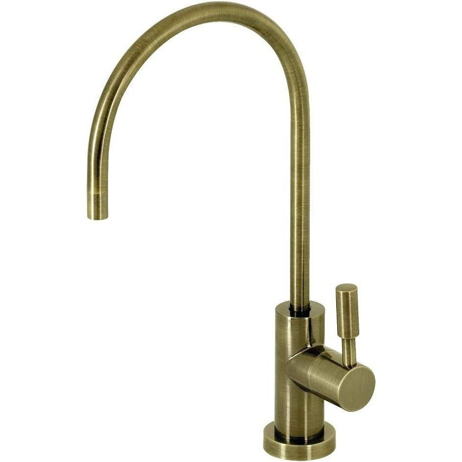 Kingston Brass KSAG8193DL Antique Brass RO Water Filtration Faucet Air Gap