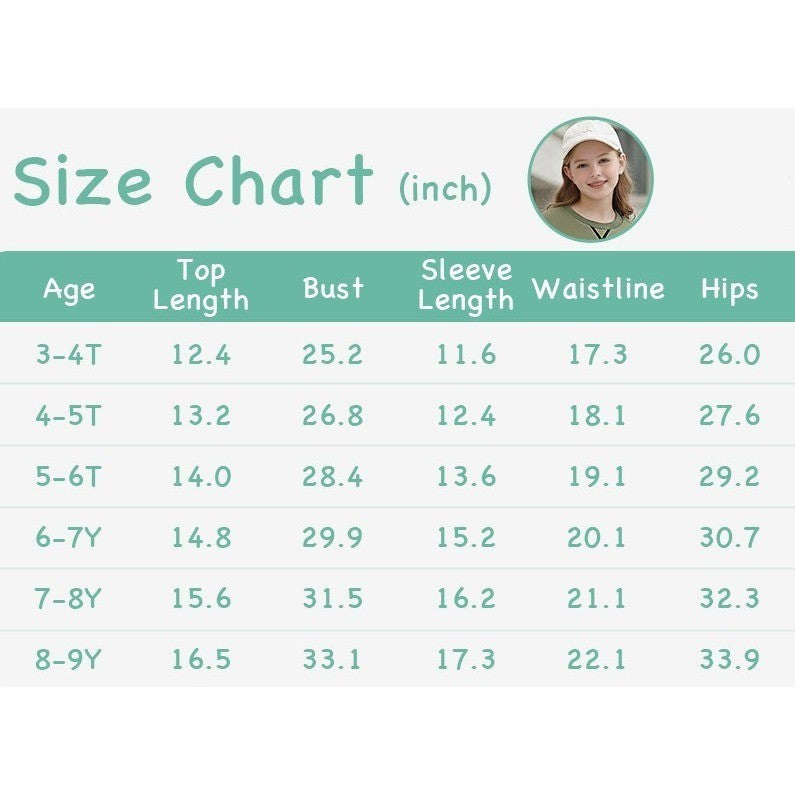 WESIDOM Toddler Girl 4-5T Black Clothes Fashion Dropped Shoulder Solid Long Sle