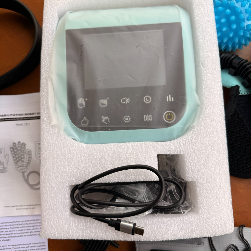Rehabilitation Robot Glove Y911 Sz L Right Hand Function Finger Exercise Equipme