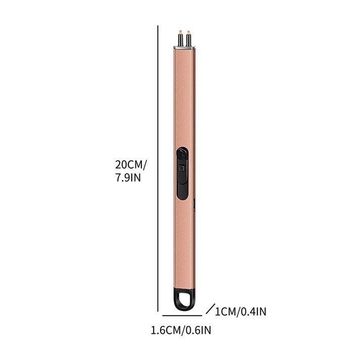 Set of 10 USB Rechargeable Electric Arc Lighters Long Flameless for Candle BBQ G