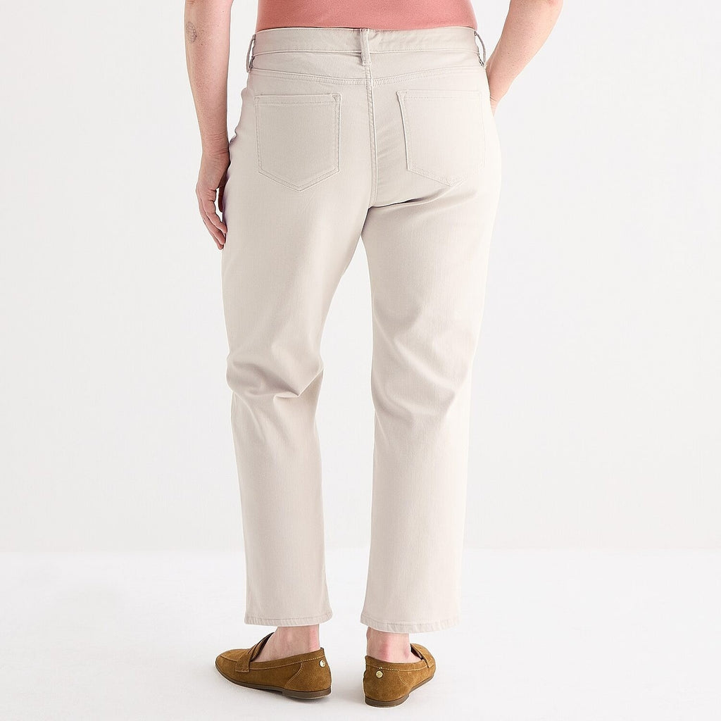 MSRP $60 Liz Claiborne Womens 24W Moonbeam High Rise Cropped Jean