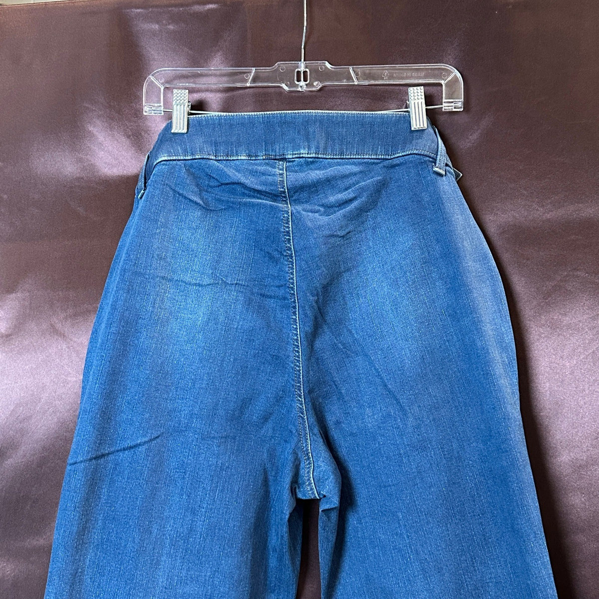 Denim & Co. Women's Medium Wash Sz 10 Adaptive Front Seam Jean Wheelchair Fit C