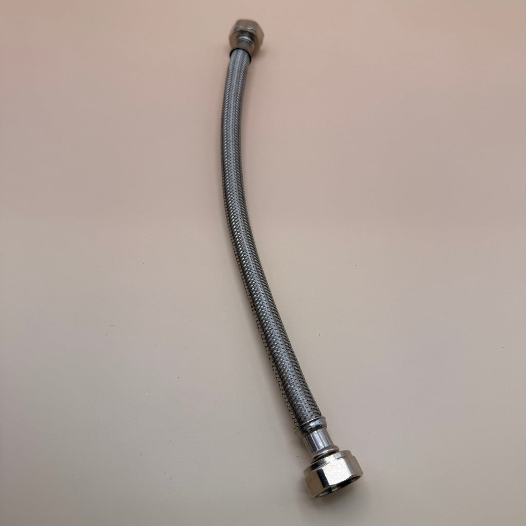 Eastman 48015 Braided Stainless Steel Faucet Connector 1/2 inch FIP, 12 inch