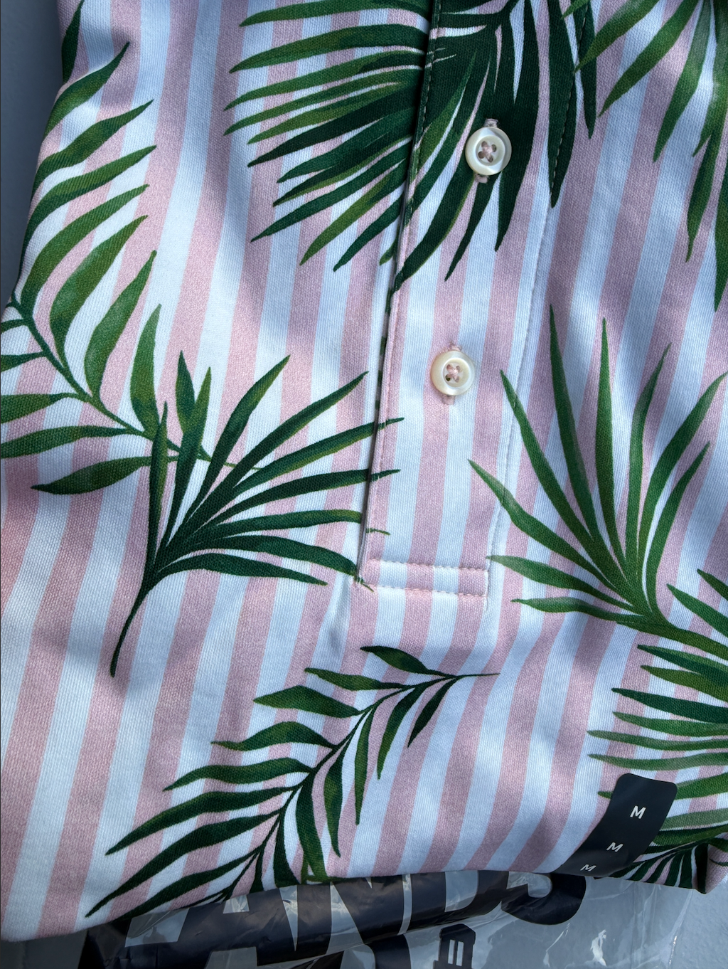 2 Pack Lands' End Men's M Traditional Fit 100% Cotton Polo SS Shirt Floral