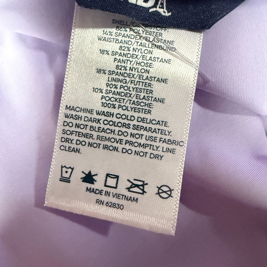Lands' End Women's 14, 14-18W SunShade UPF 50 5" Board Shorts w/ Panty Lavender