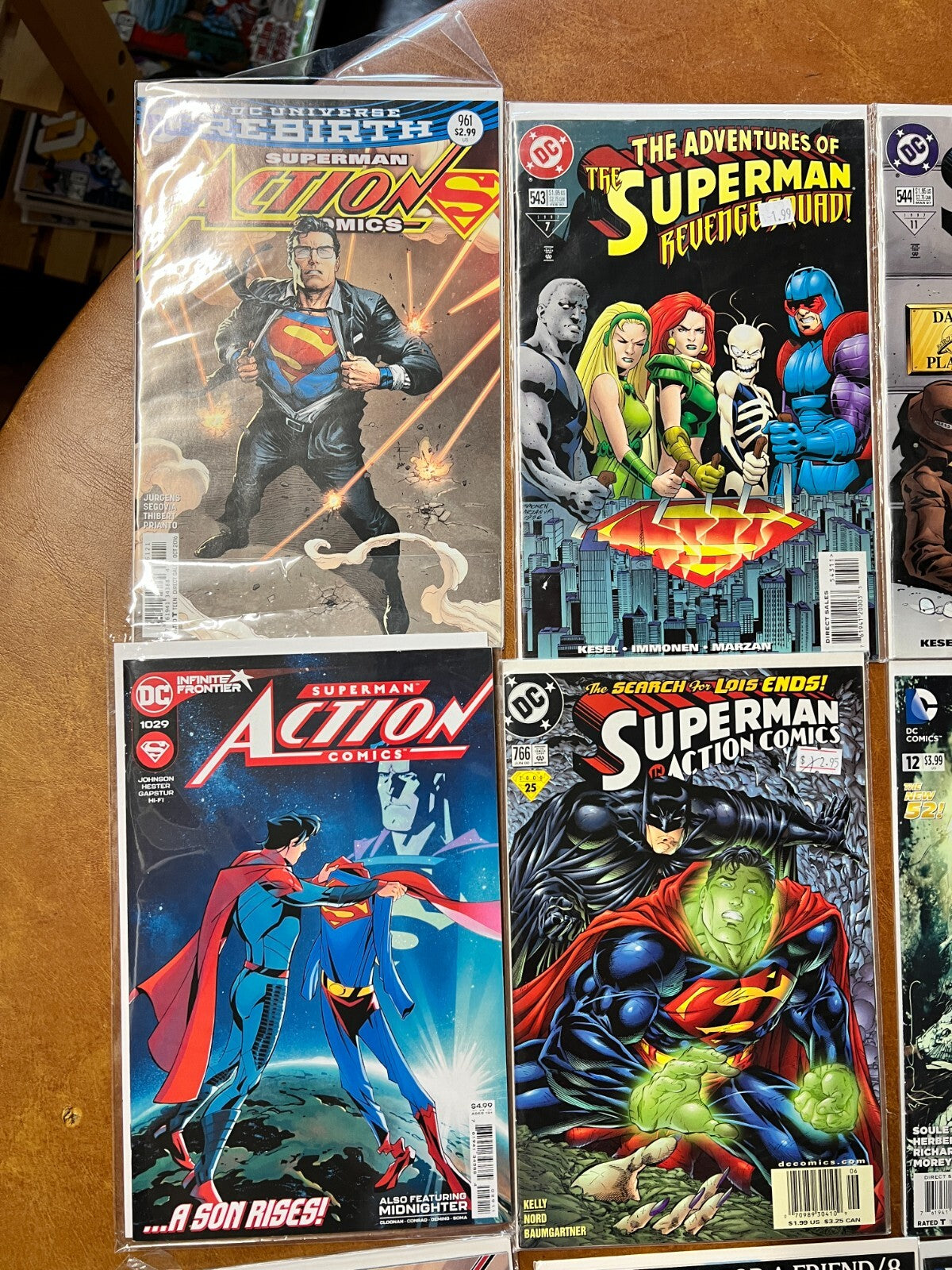 Lot of 12 Dс Comics - Superman , Adventures , Son Of Kal-El , Action Comics