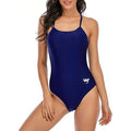 MSRP $26 Century Star Teens Womens L 12-14 Navy One Piece Bathing Suit Swimsuits