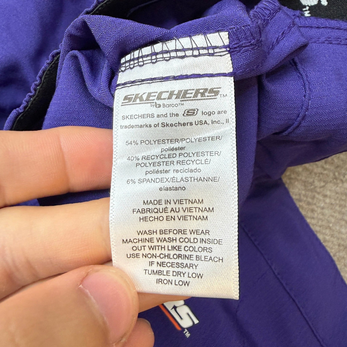 NWT Skechers Sk201 Womens M New Grape Reliance 3-Pocket Mid-Rise Pants Cargo