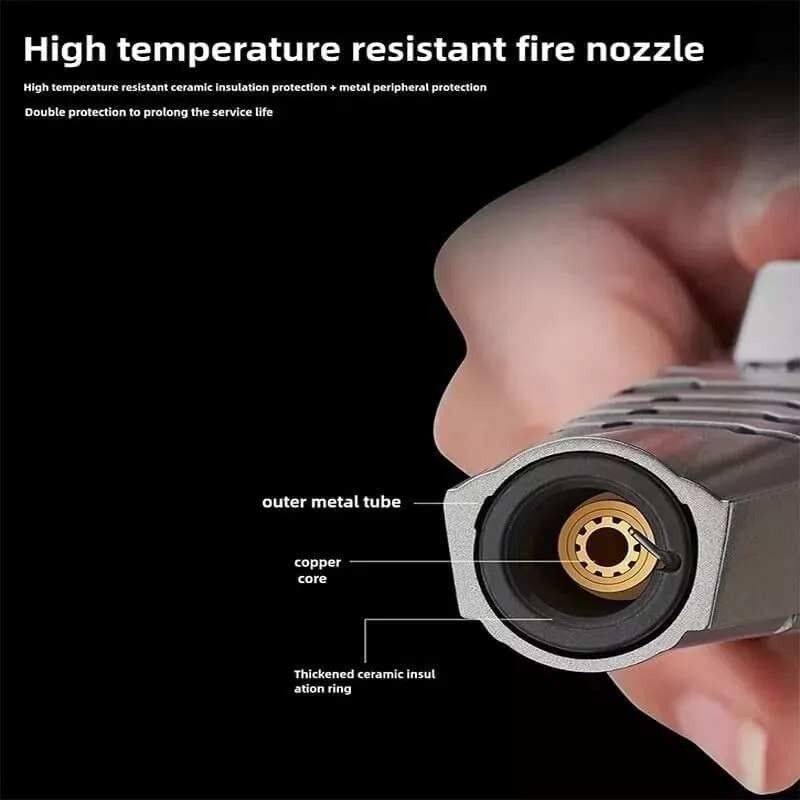 Handheld Jet Flame Torch Lighter Blue Flame Fire Blaze Lighter Refillable Butane