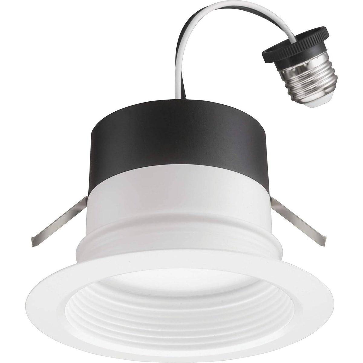 Juno E Series 4" LED Ceiling Light, Baffle Trim Recessed Lighting with 5-in-1 Sw