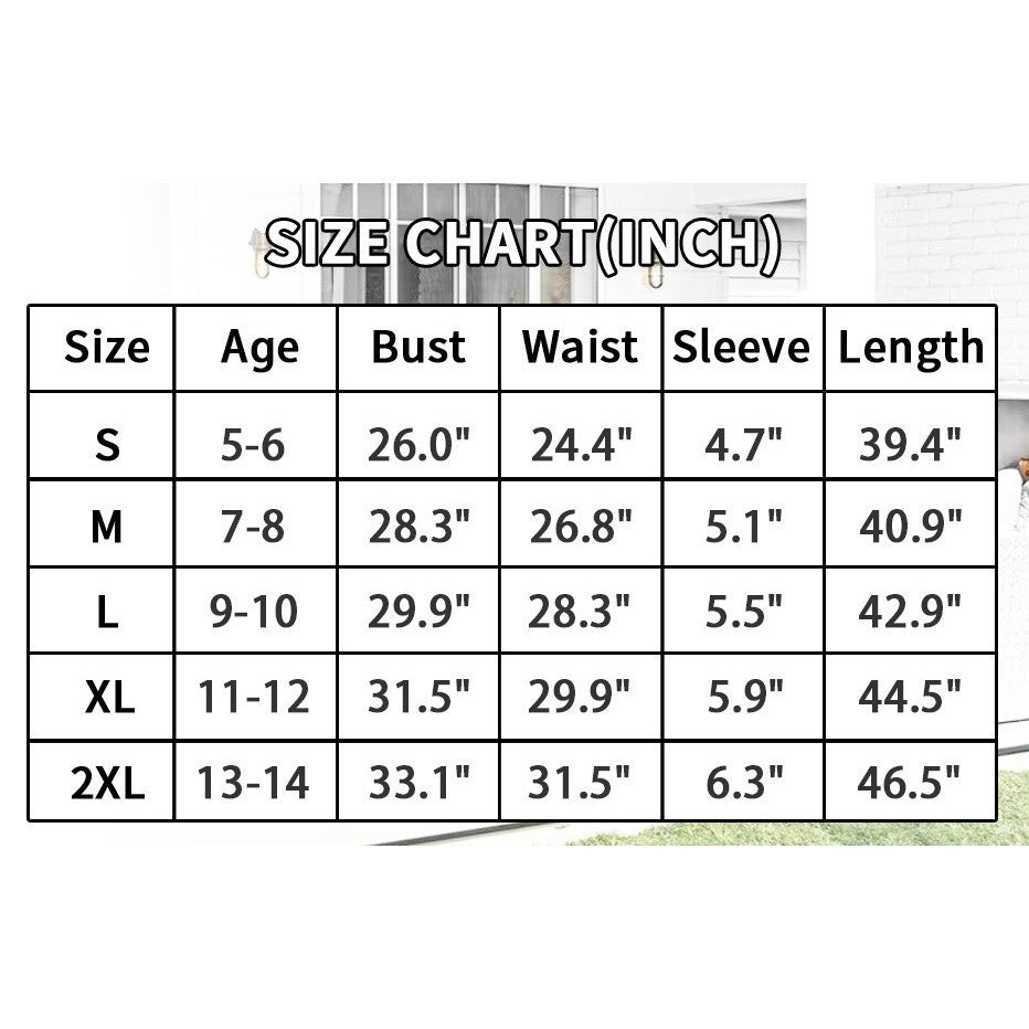 MSRP $26 Deerose Girls White 2XL 13-14Y Summer Maxi Dress w/ Pockets Long Sleev
