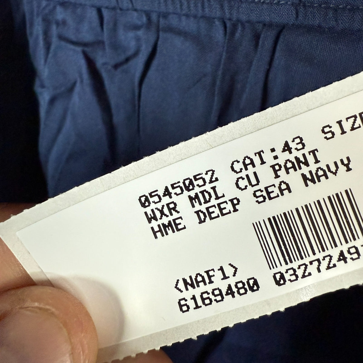 Lands' End Women's L-1X LONG Deep Sea Navy Sheer Oversized Swim Cover-up Pants