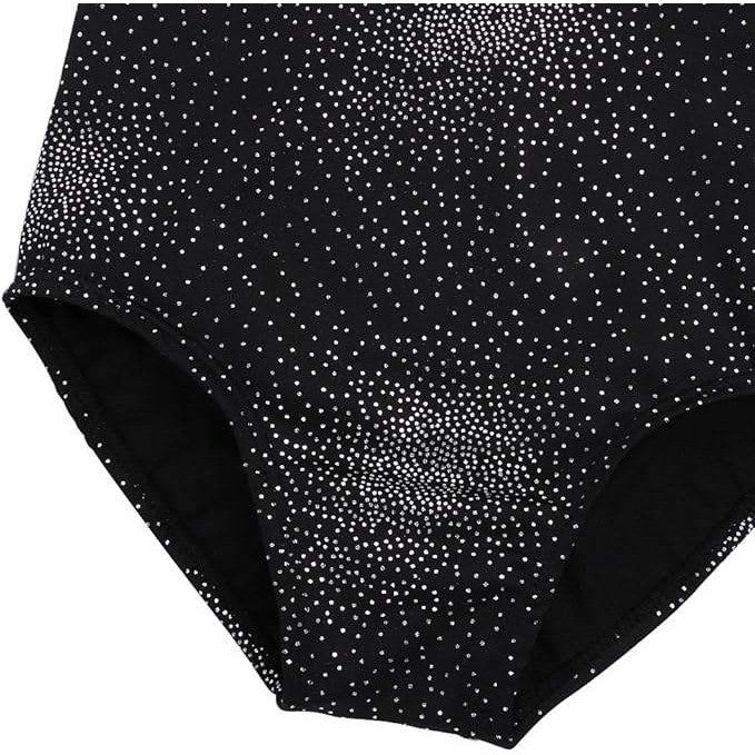 MSRP $18 DAXIANG Blue/Black 140 (7-8Y) Long Sleeve Gymnastics Leotards for Gir