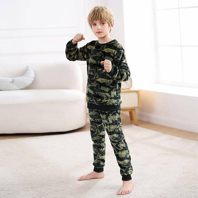 MSRP $23 V.&GRIN Boys 15-16 Years Fleece Pajama Soft Cozy Pullover Sweatshirt P