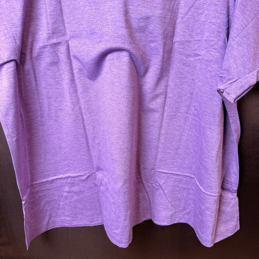Women's 2XL-3XL Top V Neck Short Sleeve T-Shirt Oversized Shirt Soft Loose Casua