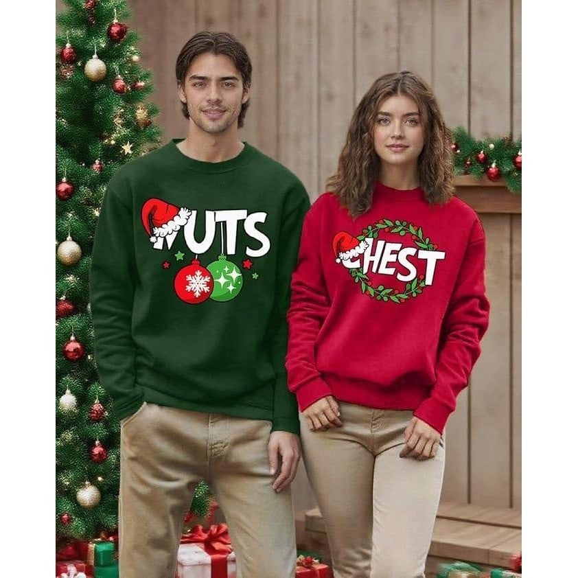 MSRP $33 TQUEQRW Women's M Christmas Long Sleeve Sweatshirt Funny Xmas Sweater